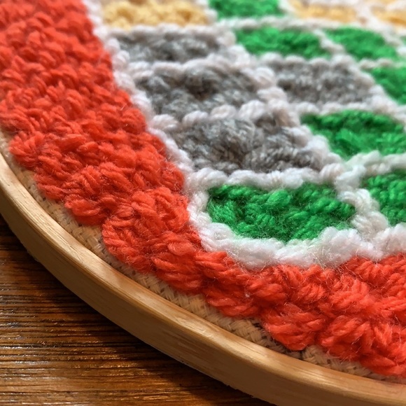 Word(le) Up! Punch needle wall art. - Picture 4 of 6